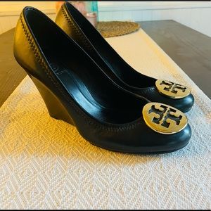 Tory Burch Logo Wedges
